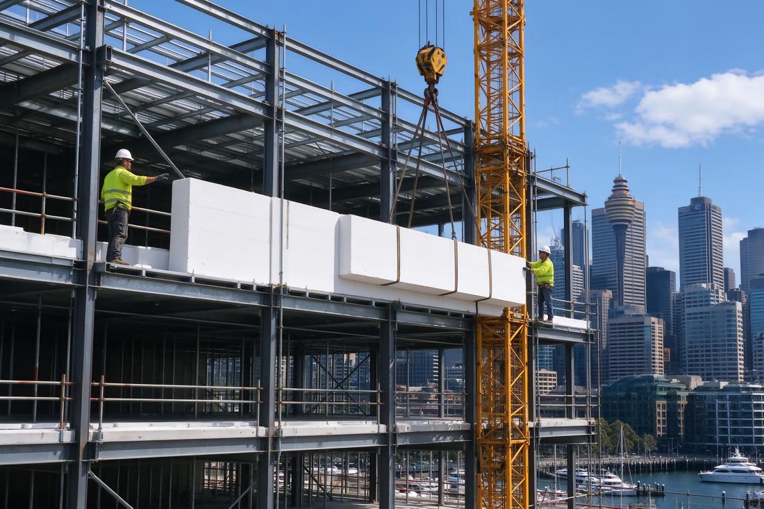 ألواح ALC في مشاريع دبي التجارية: لماذا تنمو المواصفة