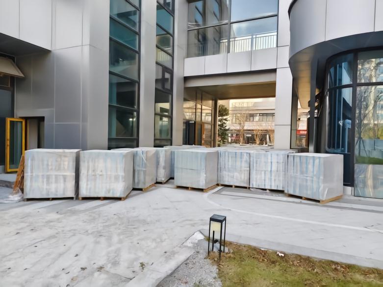 Modular Ceramsite Sandwich Blocks — Delivered to project site
