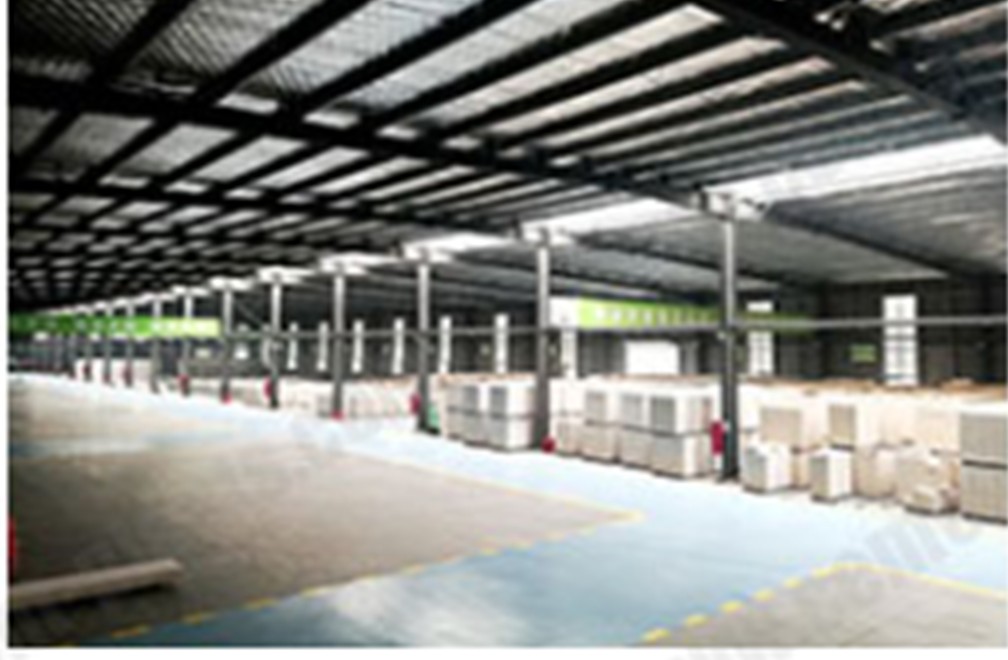 AAC finished product storage yard